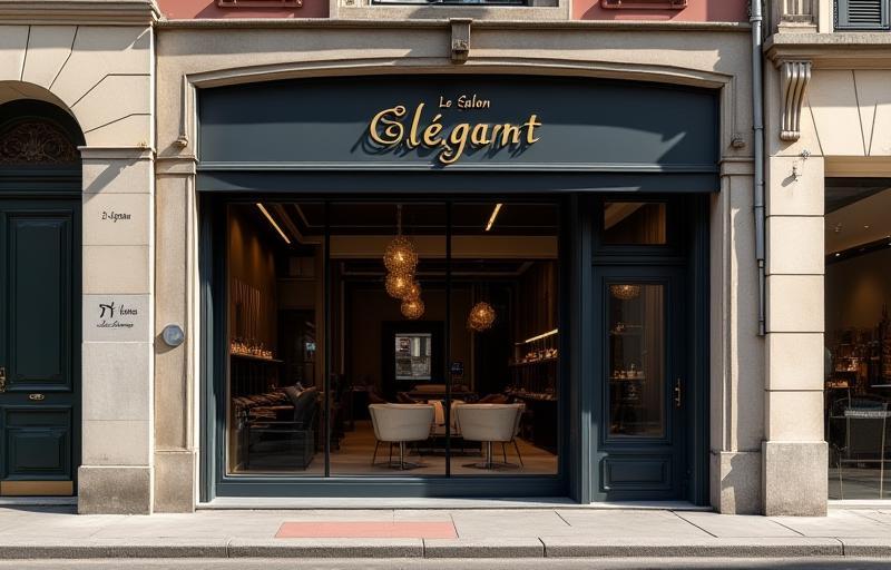 Vue extérieure du Salon Élégant