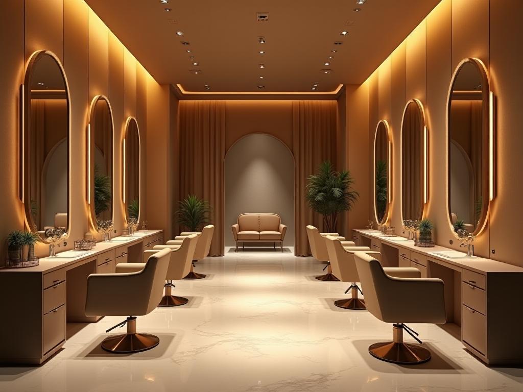 Intérieur élégant du Salon Élégant